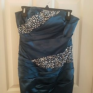 Strapless Long Formal Dress
